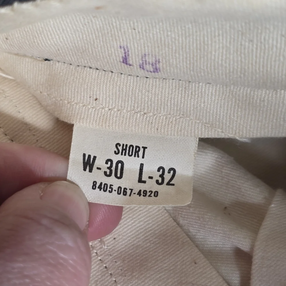 Vintage U.S. Army Dress Uniform Set Green Wool Poly Jacket 38R Pants 30x32 - Picture 15 of 15